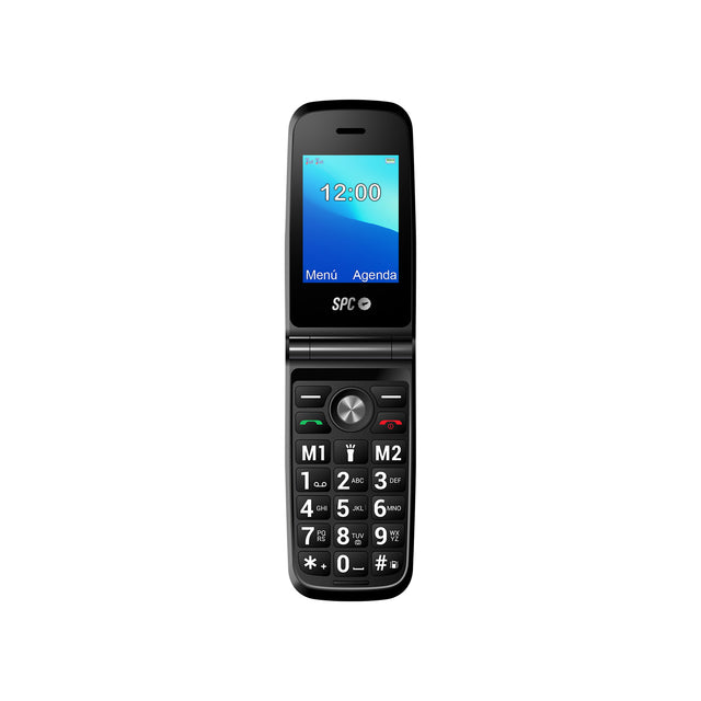 Teléfono Móvil Spc Opal Black Tipo Tapa Dual SIM 2.8 Micro SD Radio  Bluetooth