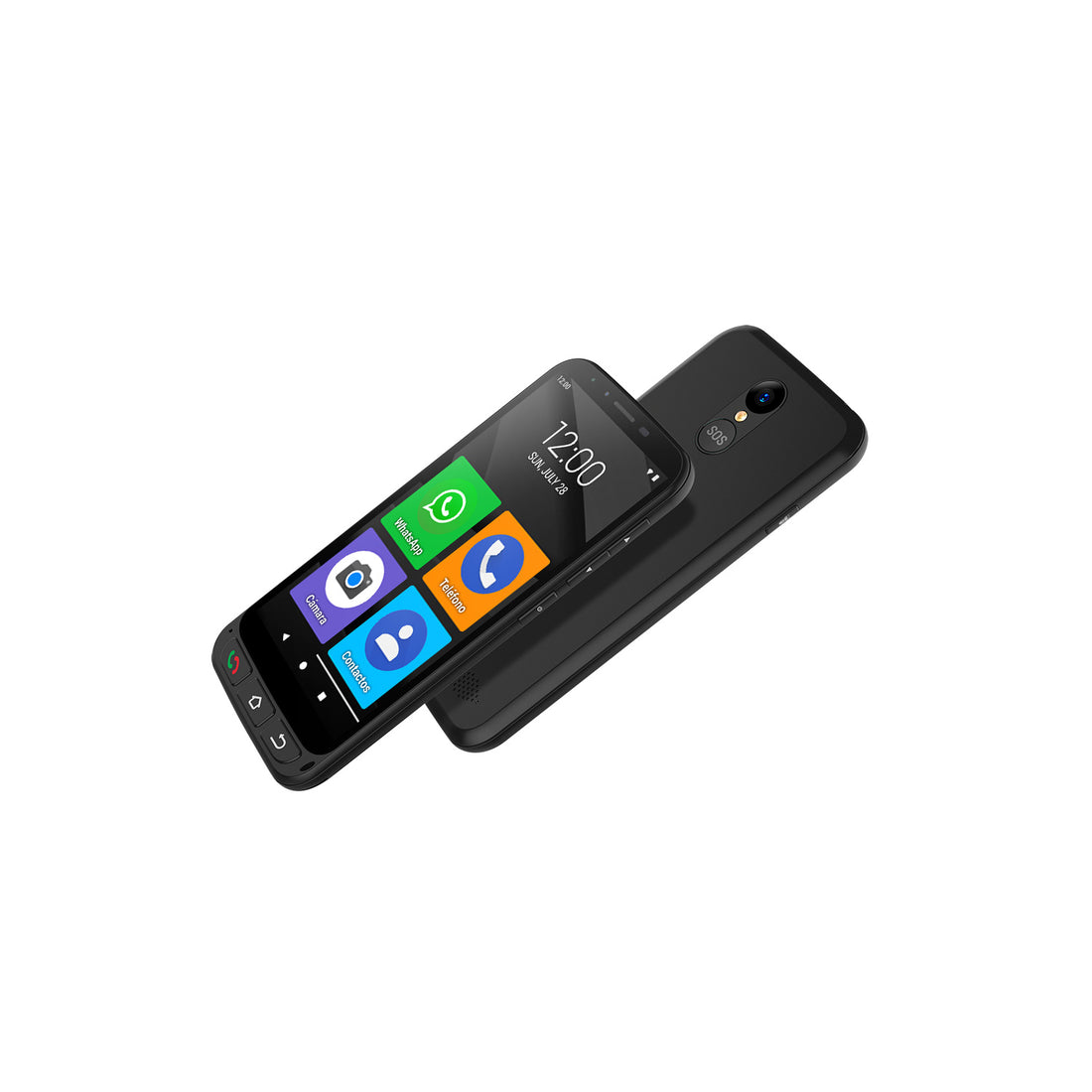 SPC Zeus 4G + Carcasa - Smartphone para Personas Mayores 4G, Modo